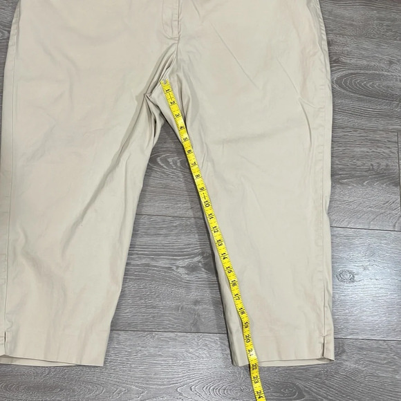 Talbots Perfect Crop Khaki Pants 22WP - Picture 12 of 15